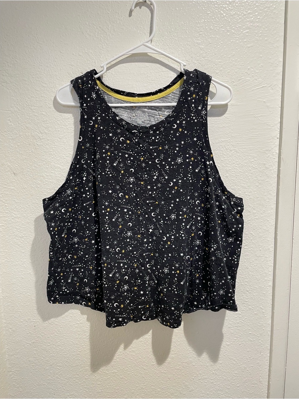 Secret Treasures Plus Size 18W-20W Celestial Moon & Stars Pajama Tank Top 🌌✨